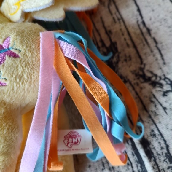 MY LITTLE PONY Fluttershy Plush 12” with Butterflies and rainbow Mane and tale - Picture 4 of 8